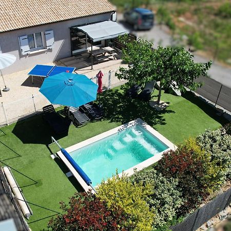 En Ardeche, Gite L'Odyssee Climatise Avec Sa Piscine Privee Et Chauffee Joyeuse Zewnętrze zdjęcie
