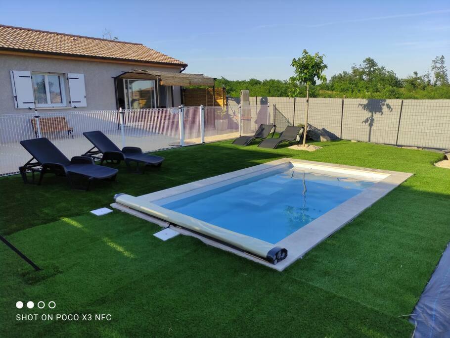 En Ardeche, Gite L'Odyssee Climatise Avec Sa Piscine Privee Et Chauffee Joyeuse Zewnętrze zdjęcie