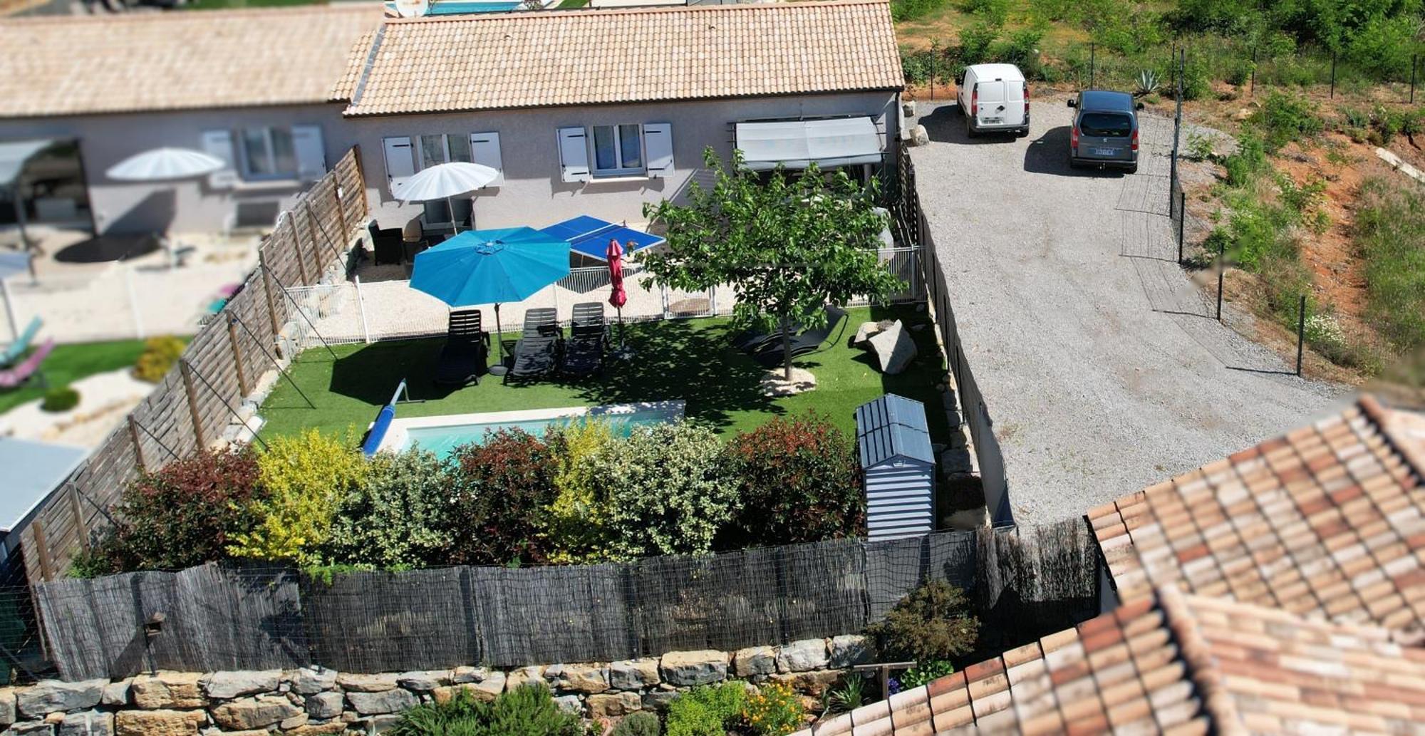 En Ardeche, Gite L'Odyssee Climatise Avec Sa Piscine Privee Et Chauffee Joyeuse Zewnętrze zdjęcie