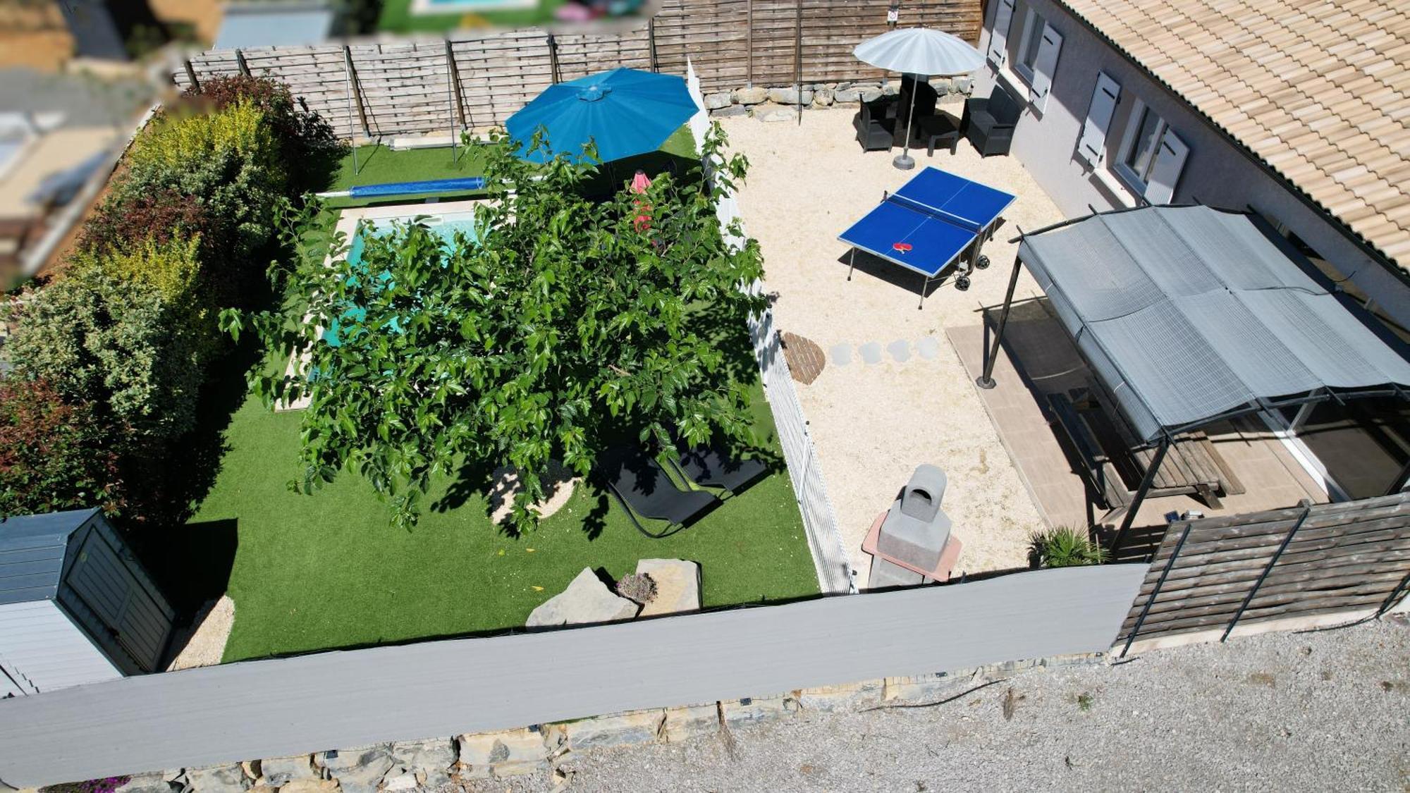 En Ardeche, Gite L'Odyssee Climatise Avec Sa Piscine Privee Et Chauffee Joyeuse Zewnętrze zdjęcie